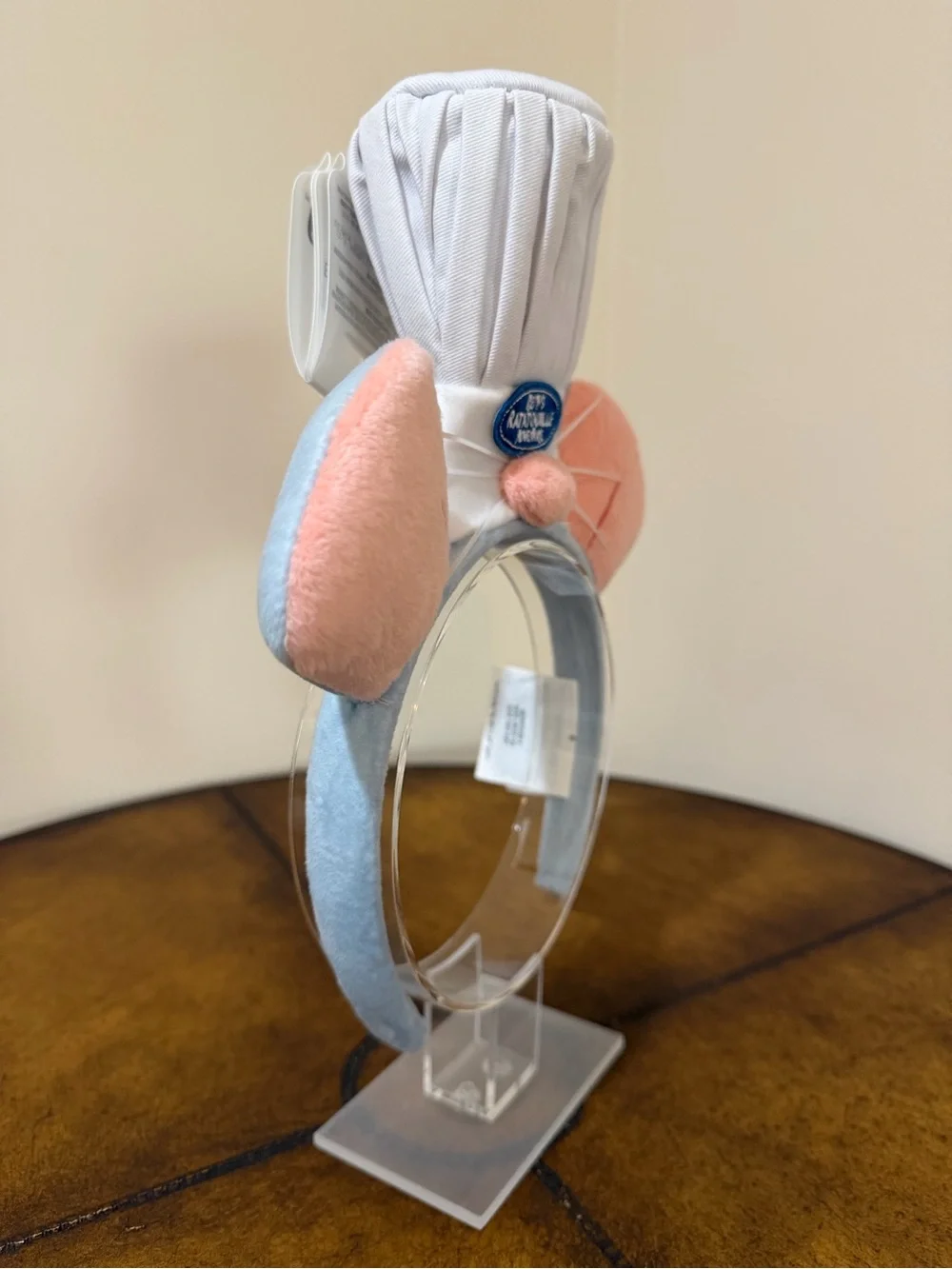 NEW DISNEY EPCOT FRANCE REMY’S RATATOUILE EARS HEADBAND CHEFS HAT WHISKERS 👨‍🍳